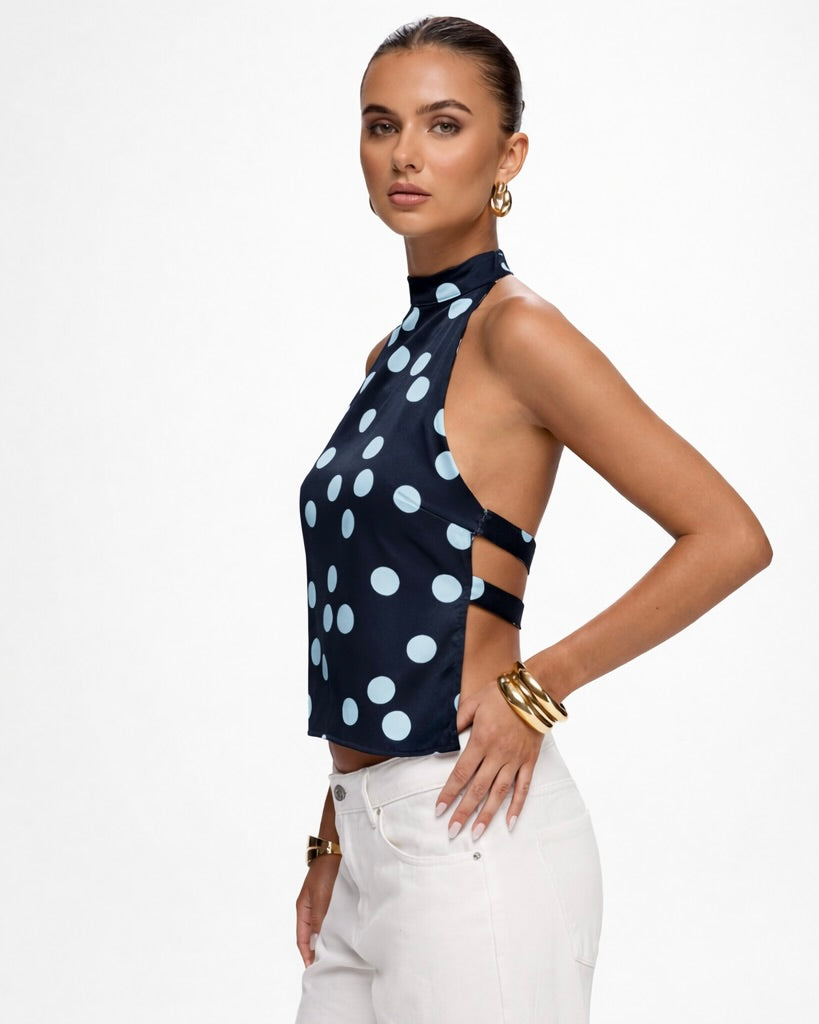 Polka Muse haltertopp