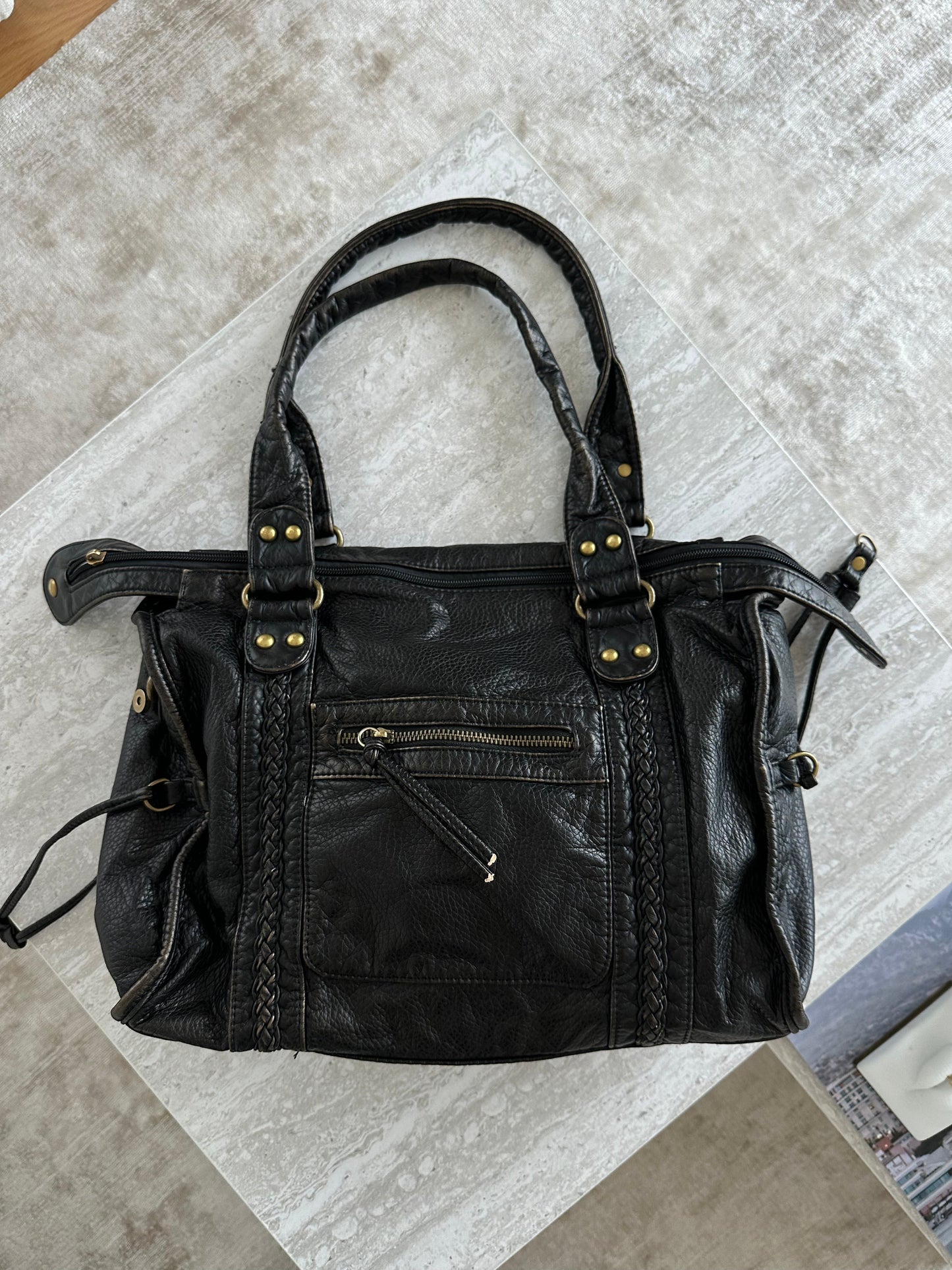 ASTRID | Axelremsväska med vintagemönster