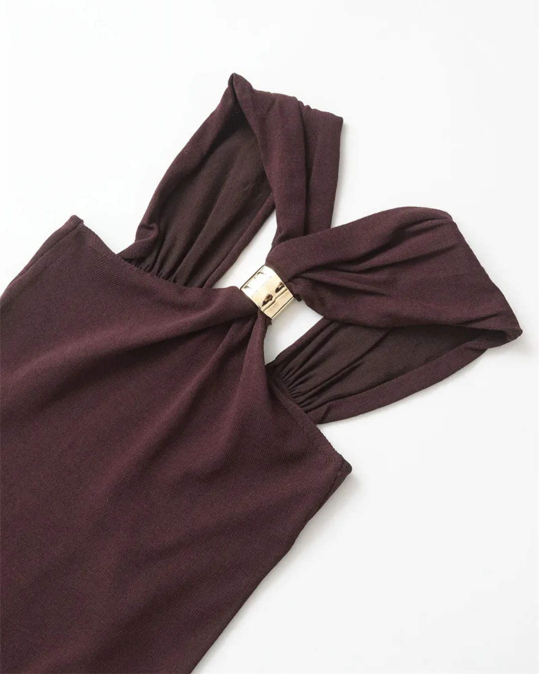 ASTRID | Mocha Haltertopp