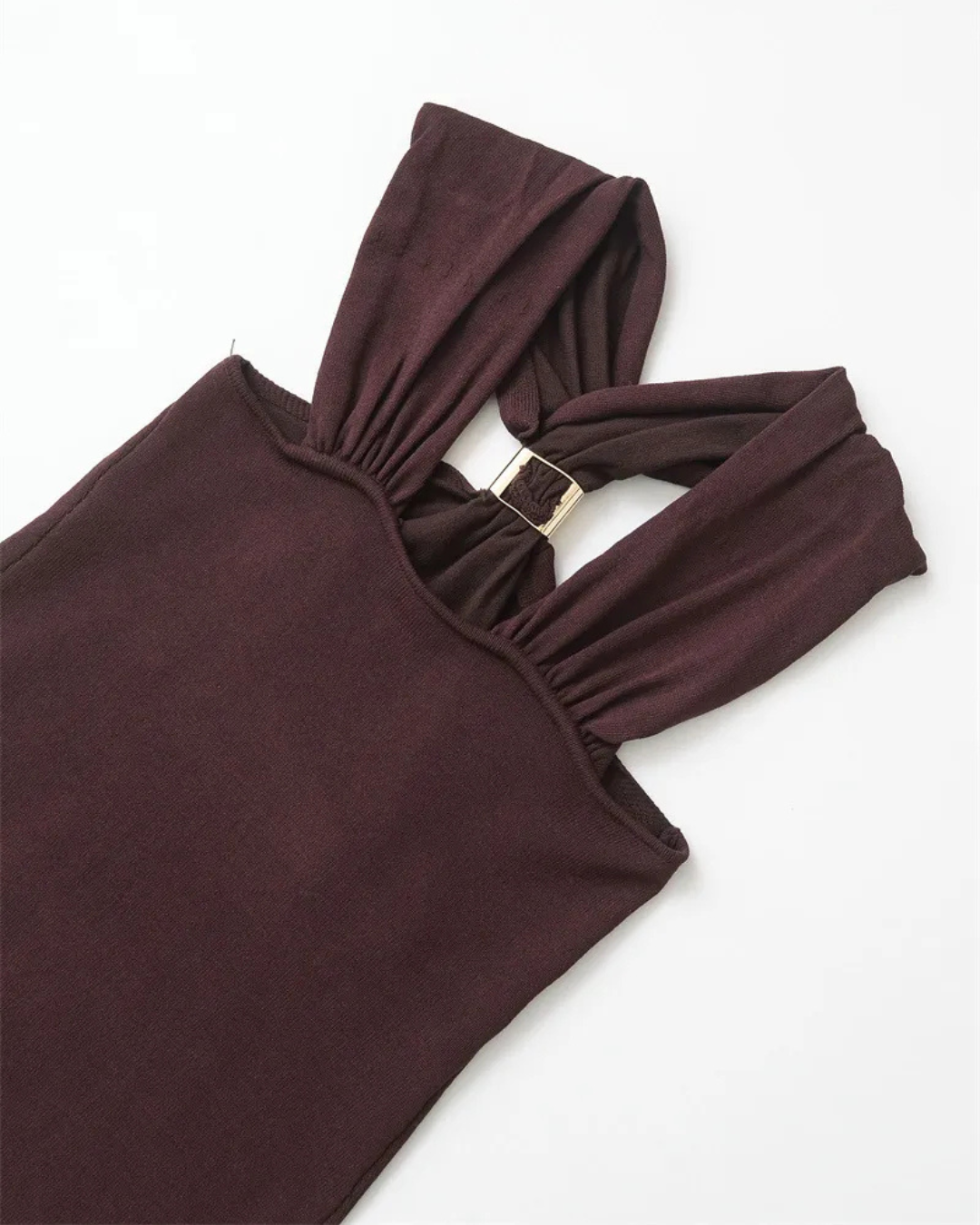 ASTRID | Mocha Haltertopp
