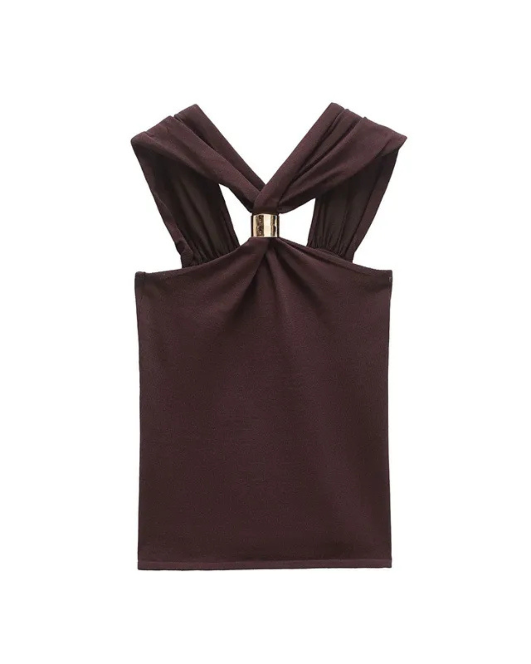 ASTRID | Mocha Haltertopp