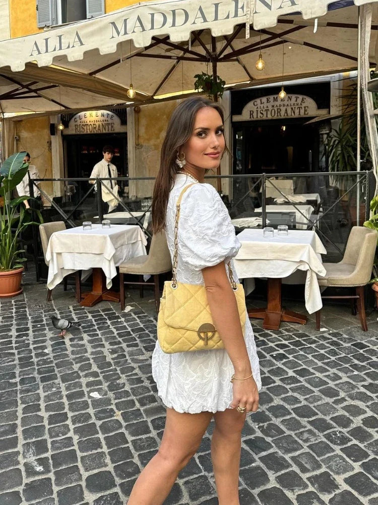 ASTRID | Puff Mini Dress