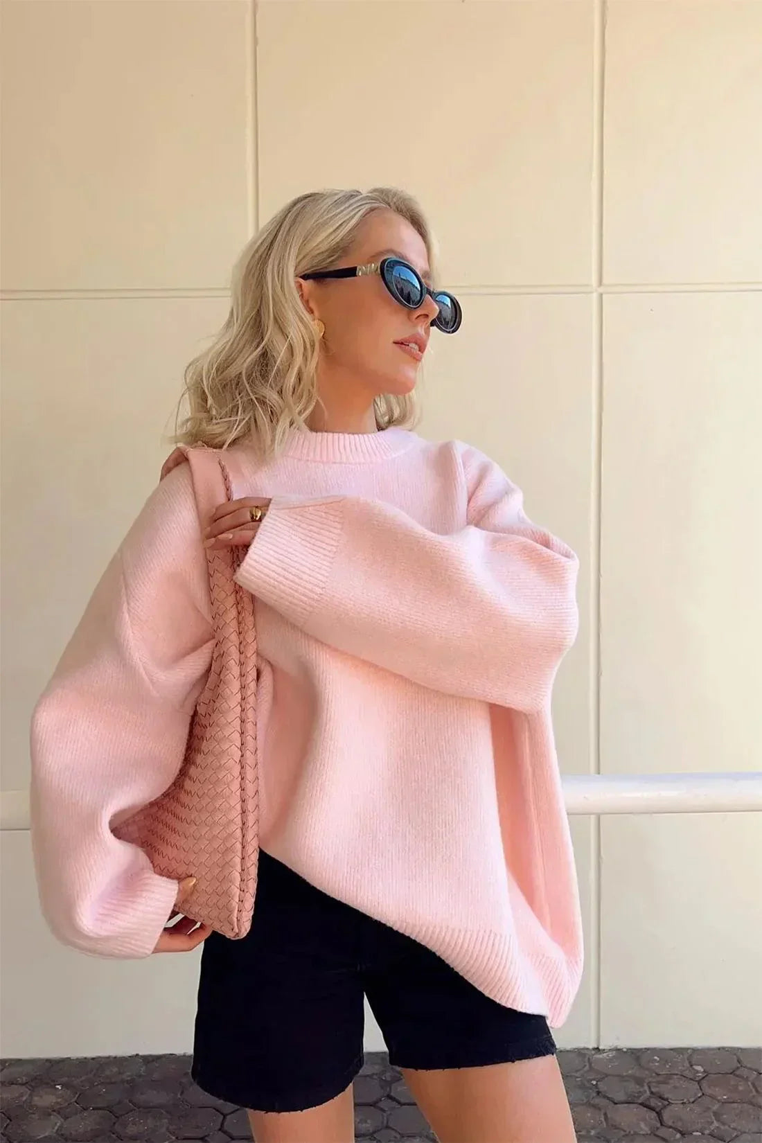 ASTRID | Rosa mysig tröja