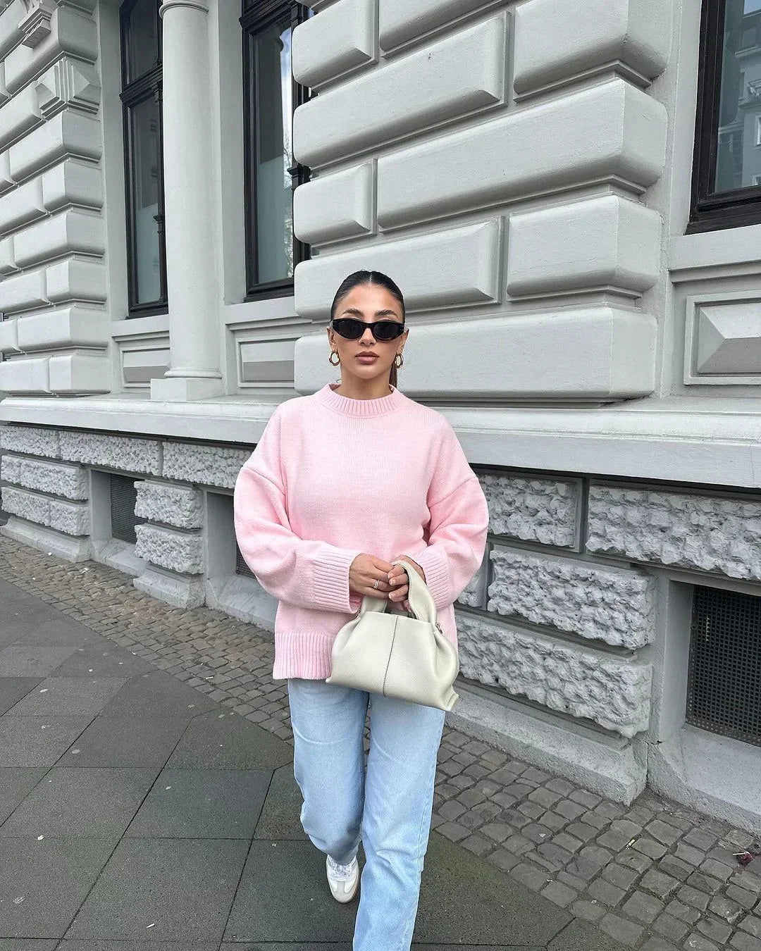 ASTRID | Rosa mysig tröja