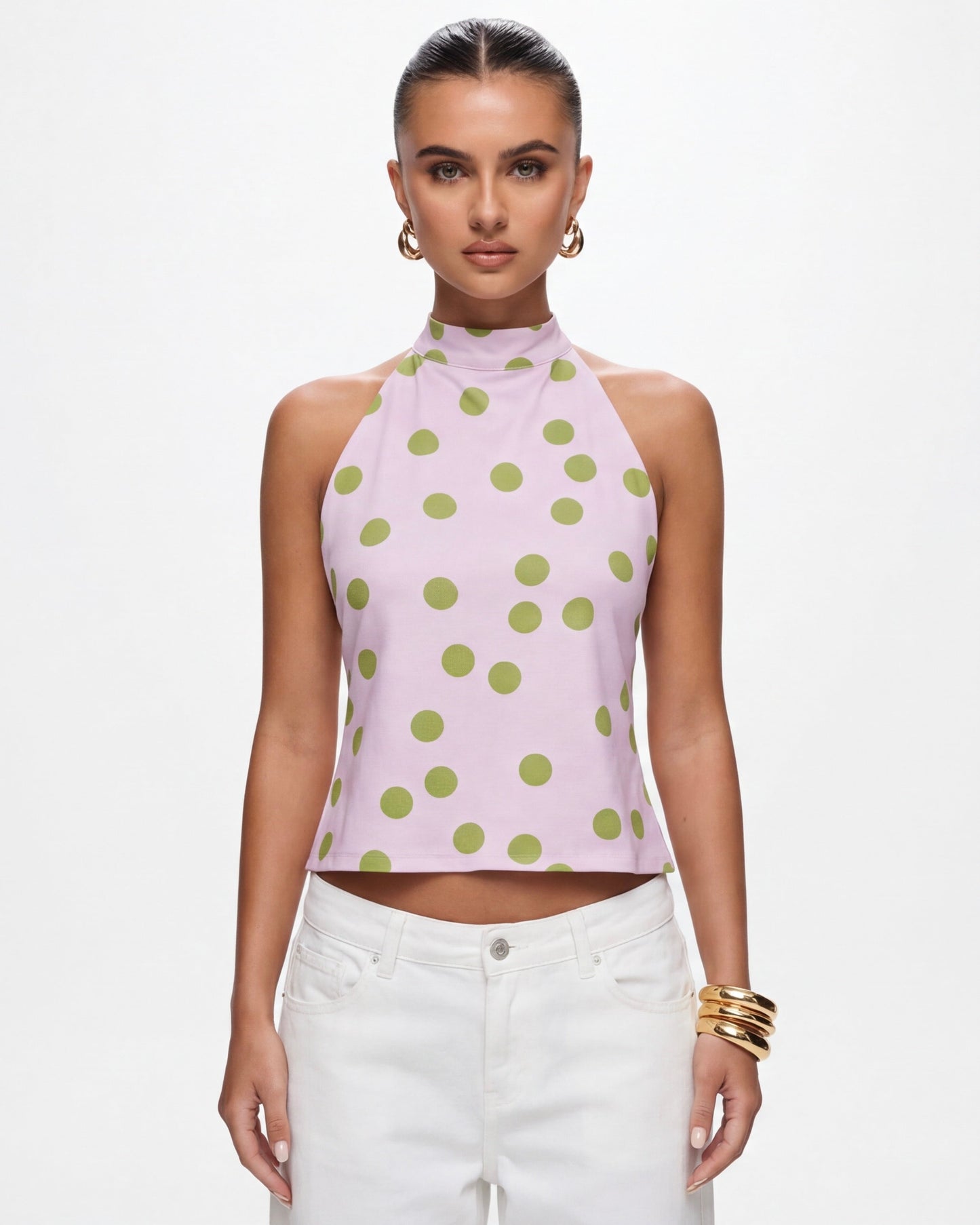 Polka Muse haltertopp